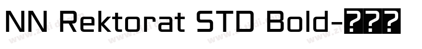 NN Rektorat STD Bold字体转换